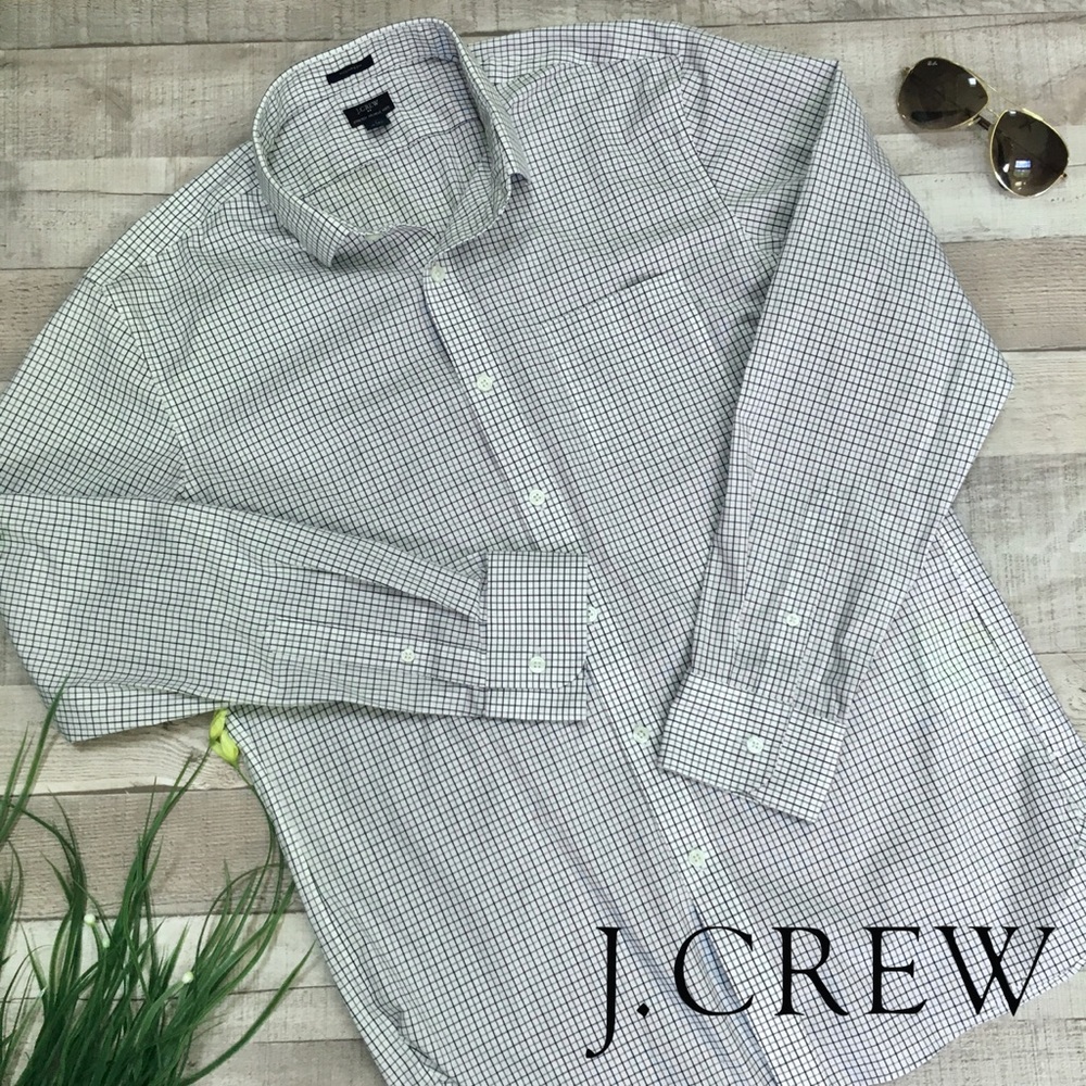 J Crew Thompson Slim Flex Wrinkle Free Dress Shirt